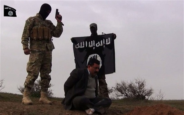 A man is executed in a new video released by ISIS 